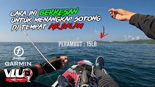 Cara ini TERBUKTI AMPUH untuk menangkap SOTONG/CUMI air DALAM!! - #VLUQ420 - Kayak Fishing Malaysia