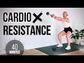 40 MIN KILLER CARDIO RESISTANCE TRAINING Workout - With Weights