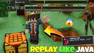 How To Download Replay Mod IN Minecraft PE 1.20+ | Download Replay Mod IN Minecraft PE All Version