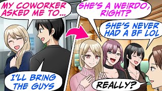 At a Mixer Party My Coworker Invited Me To, I Saw Her Being Taken Advantage Of, So[RomCom Manga Dub]