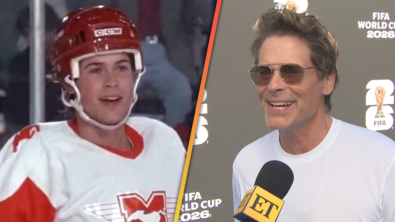 Rob Lowe REACTS to Youngblood Turning 40 and Ranks His All-Time Favorite Hockey Movies (Exclusive)