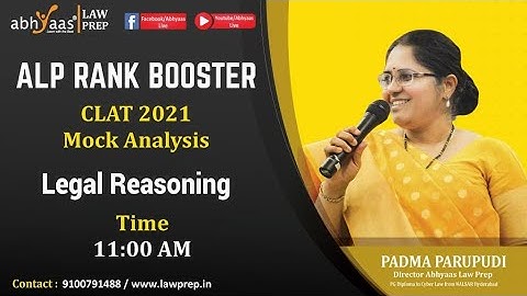 CLAT Mock Test 66 - Legal Reasoning Analysis || Abhyaas LawPrep