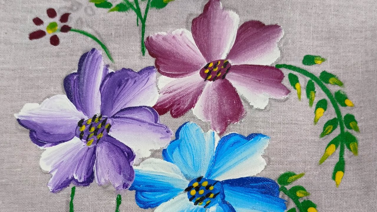 fabric painting YouTube