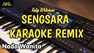 SENGSARA KARAOKE REMIX Nada Wanita | Azura musik