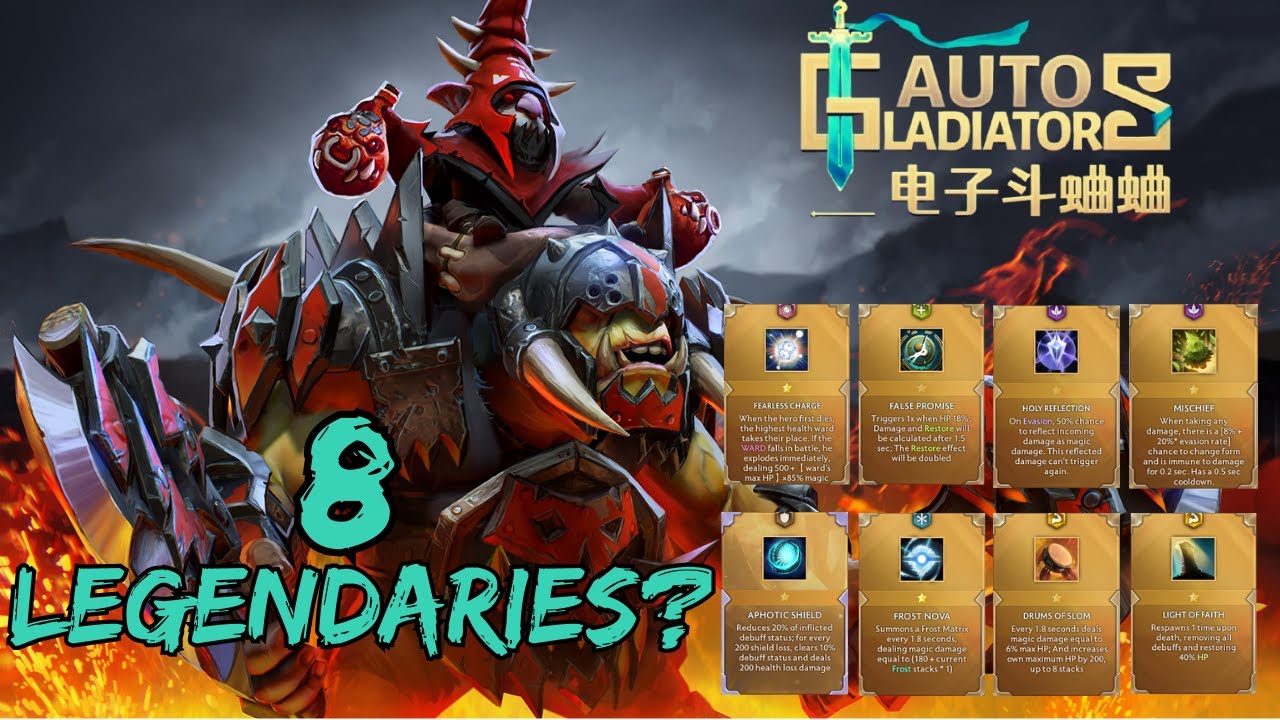 Alchemist Best Health and Regen Build - Dota 2 Auto Gladiators - Season 5