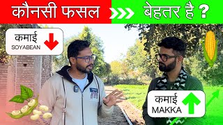 SOYABEAN VS CORN | Which is Better crop in MP ?🌽😱