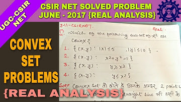 CSIR NET SOLVED PAPER JUNE 2011 || CONVEX SET || SEC - C || MATHEMATICS