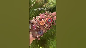 DIY Boho Style Macrame Button Bracelets Design Inspiration