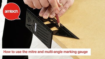 How to use the mitre and multi-angle marking gauge?