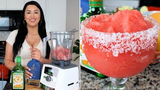 How to make The BEST Watermelon Margarita at Home Recipe | Stephanie Views on the road