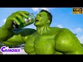 THE INCREDIBLE HULK vs THANOS Fight Scene #2023 | Avengers Hulk Drinks Heineken [HD]