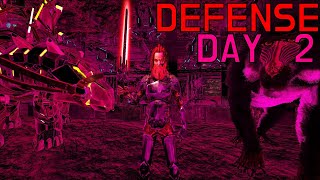 DEFENDING OUR OP MODDED CAVE DAY 2!!! EP 2