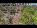 Exploring A Fire Road on a Dirt Bike Somewhere In Cariboo B.C.