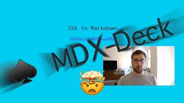 Make Fast & Beautiful Presentations with MDX-Deck