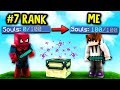 0 → 100 SOUL CHALLENGE VS TOP RANKED MINECRAFT SKYWARS PLAYER!