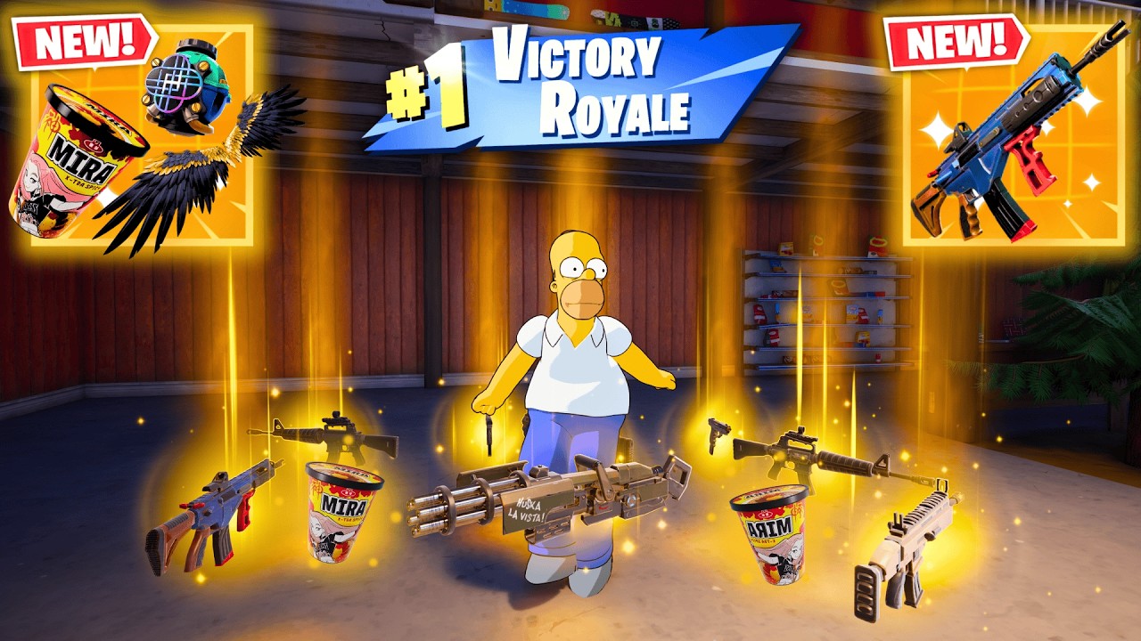 ALL MYTHIC AND EXOTIC GUNS IN FORTNITE (NEW! Fortnite Chapter 7 Season 1)