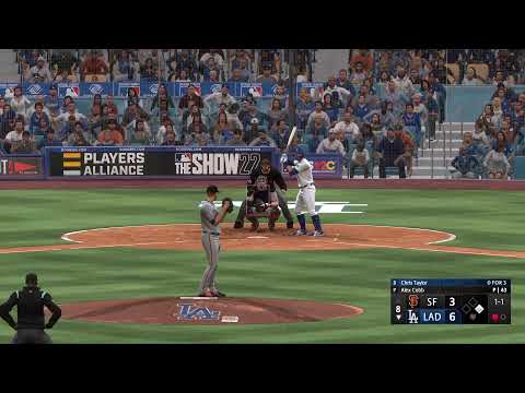 MLB The Show 22 -Franchise - San Francisco Giants (55-41) @ Los Angeles Dodgers (162-33) LIVE on PS5