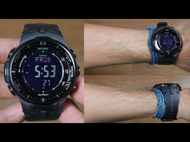 CASIO PROTREK PRW-3000-1A ALL - UNBOXING - YouTube