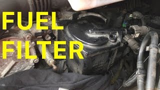 How to Change the Diesel Fuel Filter on your Citroën C4 1.6 HDi