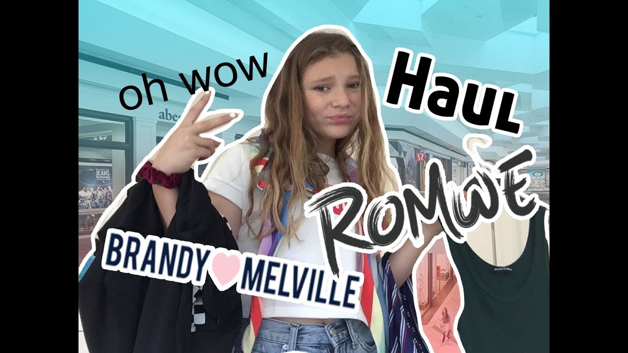 IS ROMWE EVEN GOOD?| Romwe + Brandy Melville Haul!!