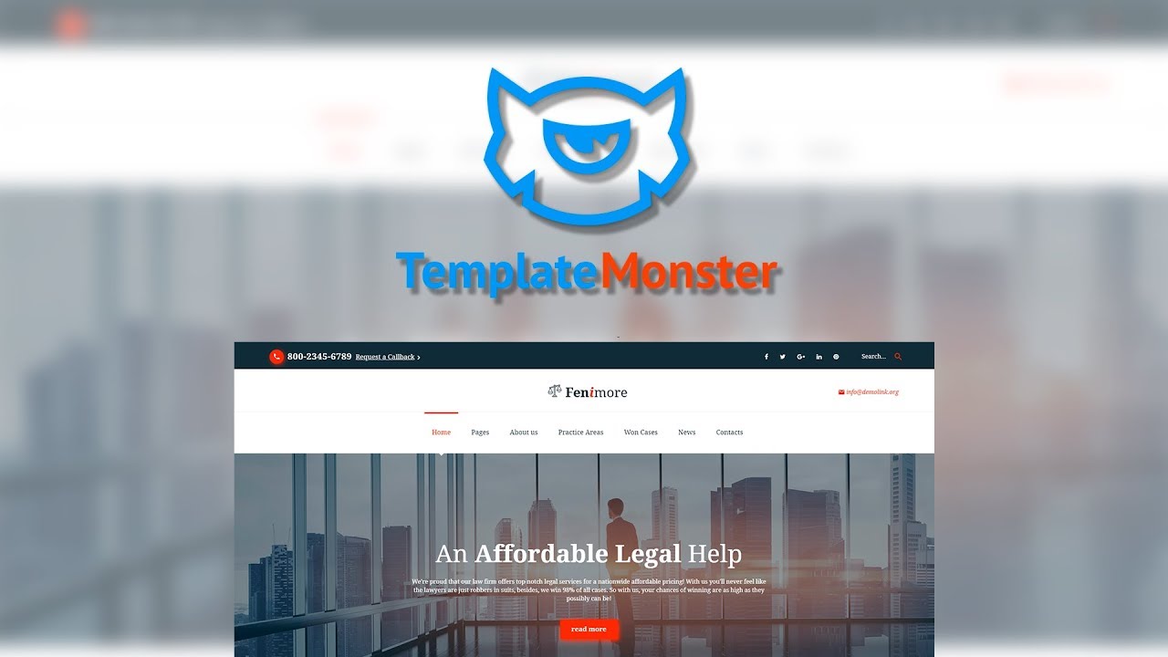 Law Firm Responsive HTML5 Template 