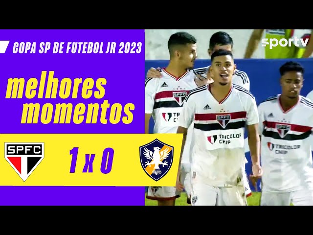 São Paulo 1 x 0 Retrô  Copa SP de Futebol Júnior: melhores momentos