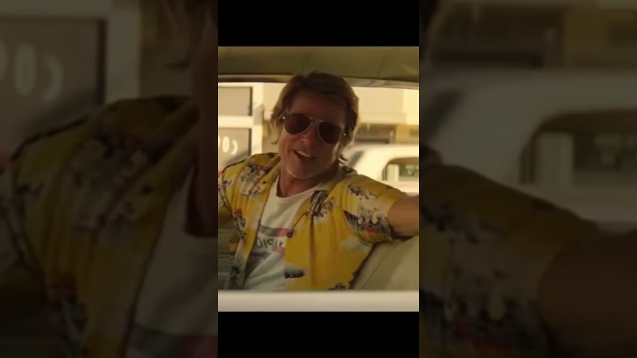 Once Upon A Time In Hollywood (2019) Cliff Picks Up Hippie Girl