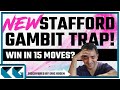 Chess Openings: Learn to Play NEW Stafford Gambit Trap! (Eric Rosen Discovers More Stafford Theory)