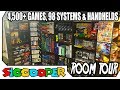 Retro Video Game Room Tour 2019 (4500+ Games, Kiosks, Signs, + More!) | SicCooper