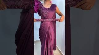 Plain saree ko aise pahne designer saree ki tarah|#saree_draping_guide #fashion screenshot 5