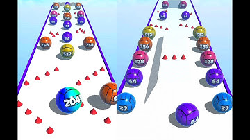 Ball Merge 2048 very relaxing and satisfying Android Gameplay