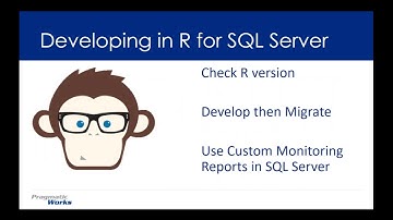 Machine Learning with R and SQL Server 2016