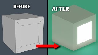 How To Glow In Cube Using Nomad Sculpt And 3d Modeling App #tutorial screenshot 5