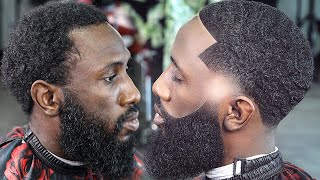 🔥EPIC TRANSFORMATION🔥HE PAID $250 FOR THIS HAIRCUT\/ LOW TAPER\/ FADED BEARD\/ BARBER TUTORIAL