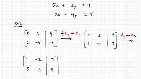 Linear Algebra - Video 23:  Using Matrices to Solve Systems Example 3 (Reduced Row Echelon)
