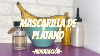 HIDRATACIÓN PARA EL CABELLO CON PLÁTANO- MIEL DE PLÁTANO ? ?