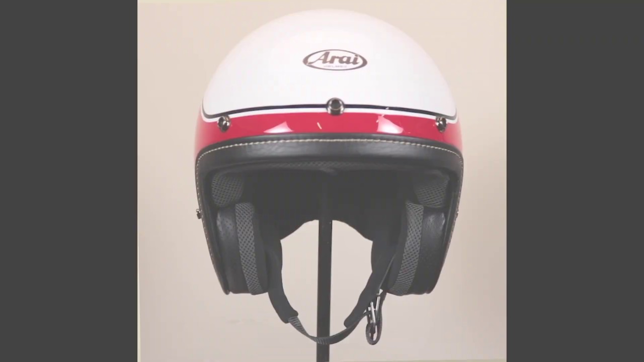 arai classic v groovy helmet Helmets Classic-V Solid (X-Large, Gun Metallic Frost) : Automotive Traditional stiched faux leather edge trim Classic-V Groovy White 360º