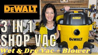 DeWalt Wet/Dry Vac plus Blower DXV09P Complete Overview and Demonstration Review