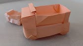 折り紙 車 トラック 折り方 作り方 How To Make An Truck Origami Youtube