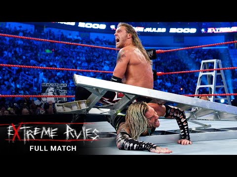 FULL MATCH- Edge vs Jeff Hardy – World Heavyweight Championship Ladder Match: WWE Extreme Rules 2009