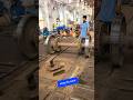Railway workers are pushing the wheelset along the track #train #railtrack #bangladeshrailway #railw