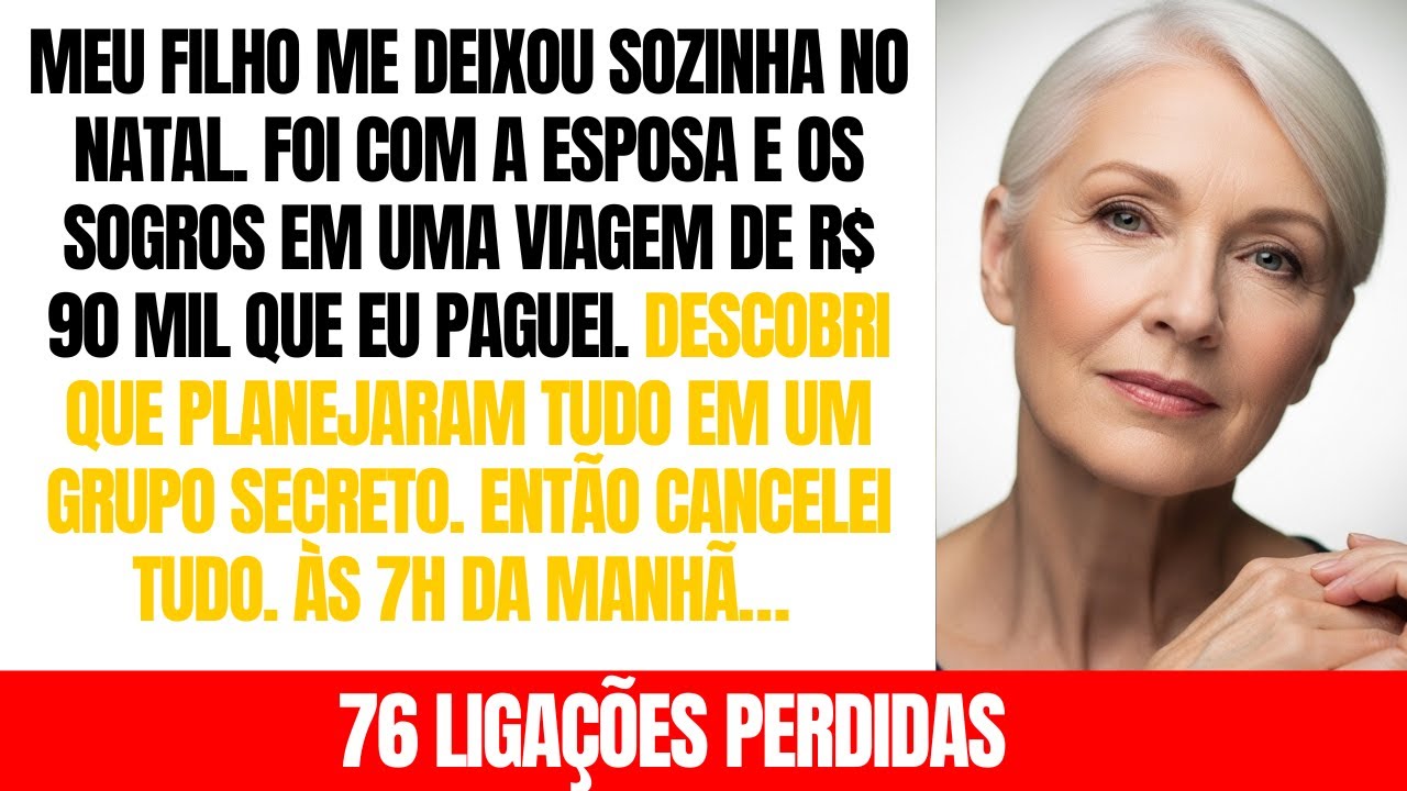 Meu filho me abandonou pra passar o Natal com a sogra — então fiz algo que ele nunca vai esquecer