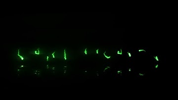 electric neon text graphics 2022