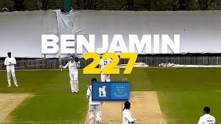 Watch Chris Benjamin blast 23 boundaries in his 227 😲 | HIGHLIGHTS