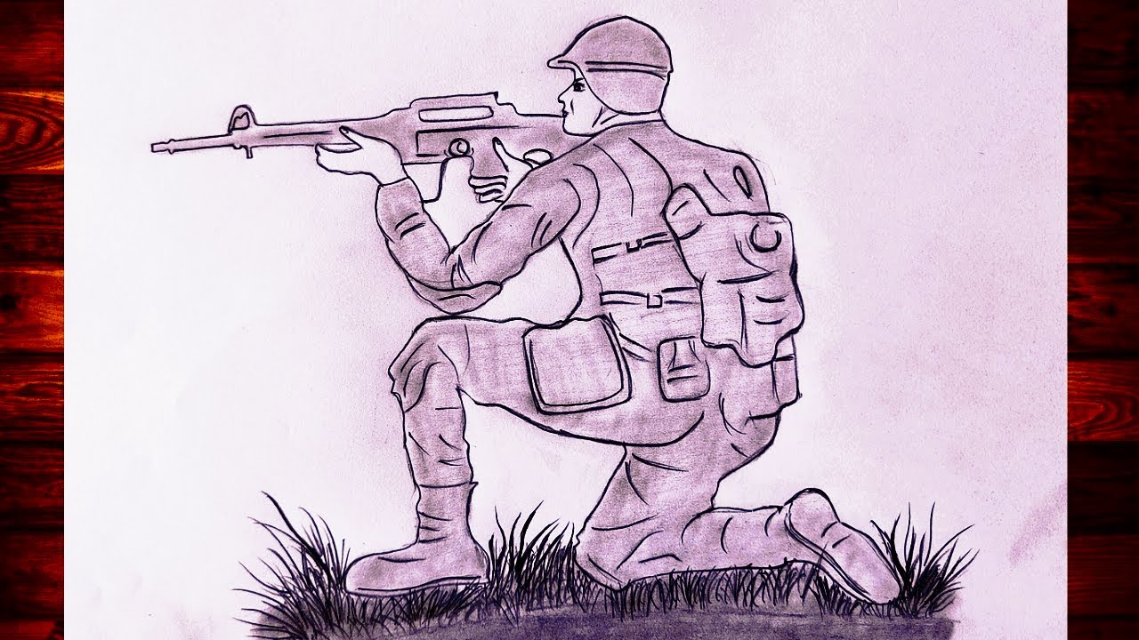 How to draw a Soldier How to - Maxresdefault
