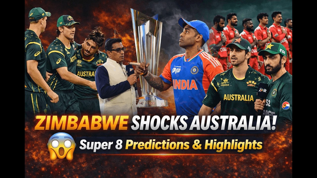 Australia Eliminated 🤯 Zimbabwe Tops Group! | Super 8 Preview & Predictions #t20worldcup #cricket