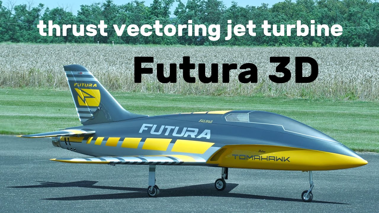 Futura 3D TOMAHAWK | thrust vectoring jet turbine | 4K | JETS OVER ...