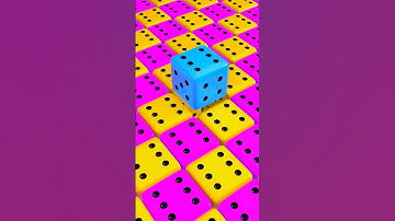 🎲 Blue & Green Dice Loop | Satisfying Motion ✨