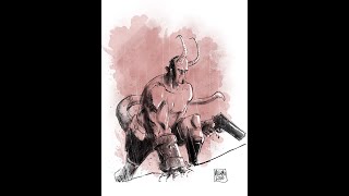 HELLBOY procreate sketch/timelapse