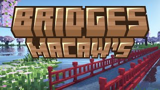 Macaw's Bridges mod in Minecraft